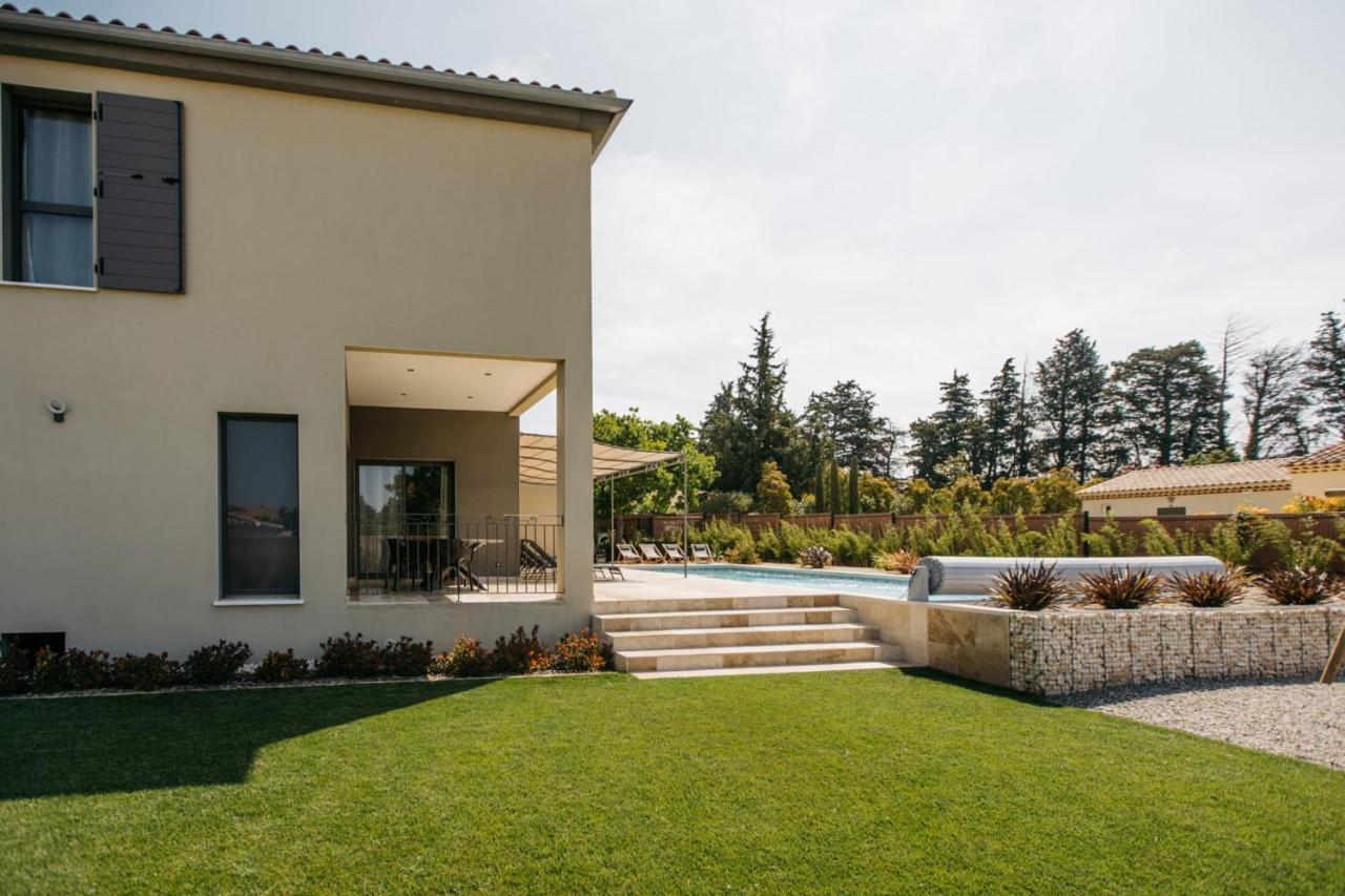 Villa Moka - Private Pool Saumane-de-Vaucluse ภายนอก รูปภาพ