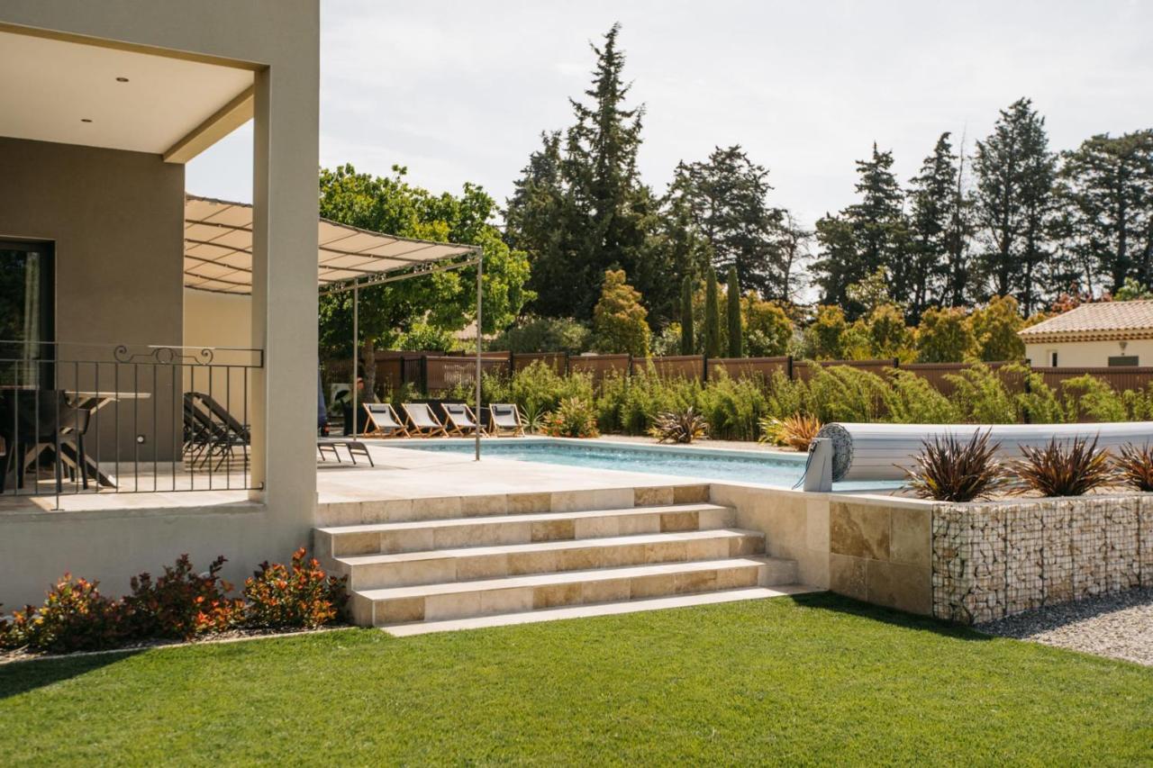 Villa Moka - Private Pool Saumane-de-Vaucluse ภายนอก รูปภาพ