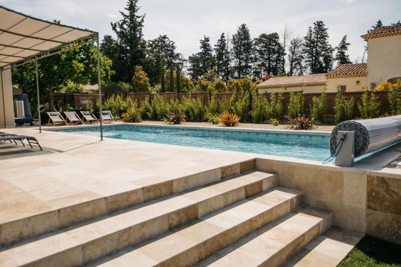 Villa Moka - Private Pool Saumane-de-Vaucluse ภายนอก รูปภาพ
